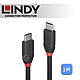 LINDY 林帝 Black USB 3.2 Gen 2x2 Type-C 公 to 公傳輸線 1m (36906) product thumbnail 1