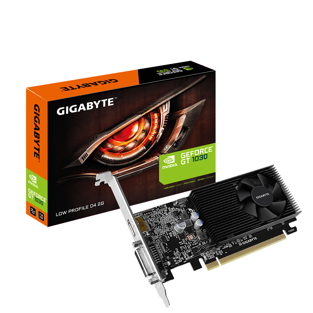 GIGABYTE 技嘉 GT 1030 Low Profile D5 2G 顯示卡(GV-N1030D5-2GL)