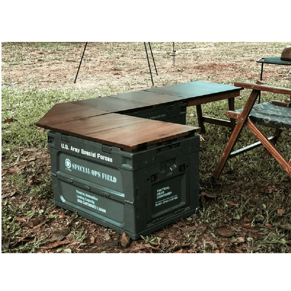 Camping Bar 2.0原木兩片式桌板/延伸桌板 二片一組 適用 IGT 二單位