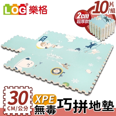 LOG 樂格 XPE環保無毒巧拼地墊 30x30cm x10片組-南極密語