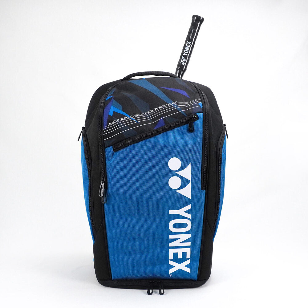 Yonex Pro Backpack L [BA92212LEX599] 羽拍袋 後背包 獨立鞋袋 減壓胸帶 藍黑