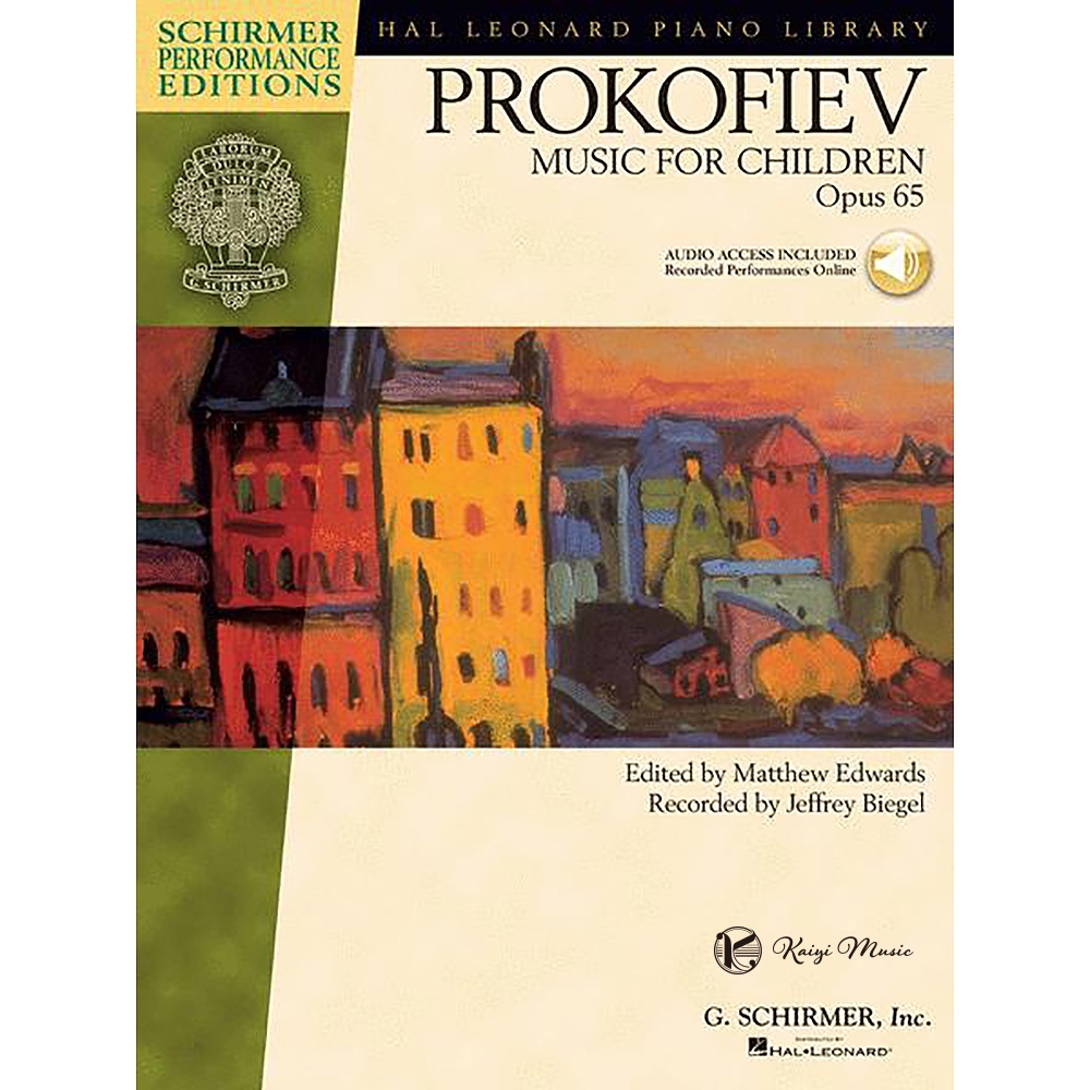 【凱翊︱Schirmer】普羅科菲夫：為兒童的音樂 作品65 Prokofiev: Music for Children Op. 65