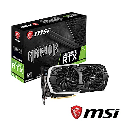 (無卡分期12期)MSI GeForce RTX 2070 ARMOR 8G OC