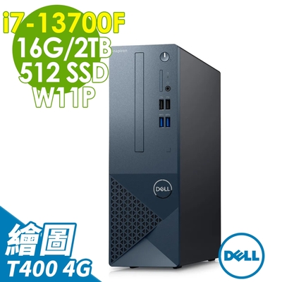 Dell 戴爾 3020S-R2708BTW 商用薄型桌上型電腦 (i7-13700F/16G/512SSD+2TB HDD/T400 4G/W11P)