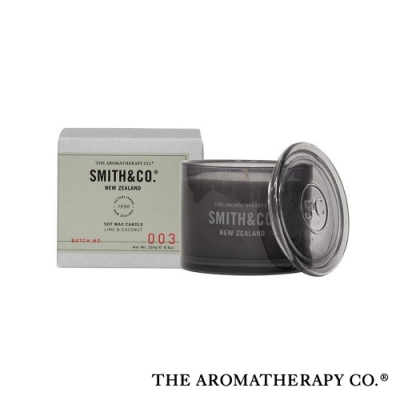 The Aromatherapy Co. 紐西蘭天然香氛 Smith & Co 系列 檸檬椰子 Lime and Coconut 250g 香氛蠟燭