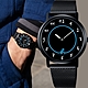 agnes b. 35周年特別版 霓虹中性手錶-淺藍/33.8mm(BJ5023X1/VJ20-KVP0SD) product thumbnail 1