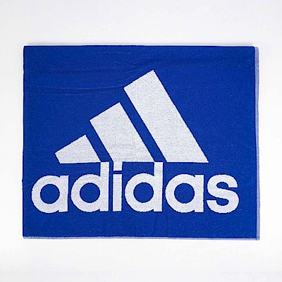 Adidas Towel L [FJ4772] 毛巾 浴巾 海灘巾 輕量 快乾 舒適 柔軟 純棉 運動 藍白