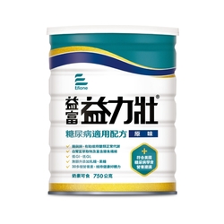 【益富】 益力壯糖尿病適用配方 (原味) 750g/罐 (奶素)
