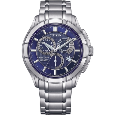 CITIZEN 星辰 光動能萬年曆手錶-男錶(BL8160-58L)42mm