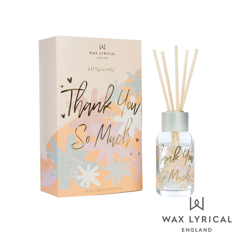 英國 Wax Lyrical Giftscents 禮品話語系列 室內擴香瓶-Thank you so much 40ml