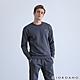 GIORDANO 男裝G-MOTION四面彈雙面針織拼接上衣 - 02 標誌灰 product thumbnail 1