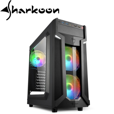 Sharkoon 旋剛 VG6-W RGB 馭風者 RGB 透側 ATX 電腦機殼