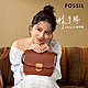 FOSSIL Lennox 真皮金釦方包-咖啡色 ZB1924200 product thumbnail 1