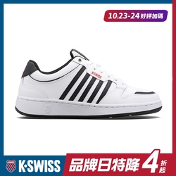 K-SWISS City Court時尚運動鞋-男-白/黑/紅