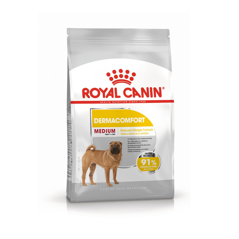 ROYAL CANIN法國皇家-皮膚保健中型成犬(DMM) 3kg(購買第二件贈送寵物零食x1包)