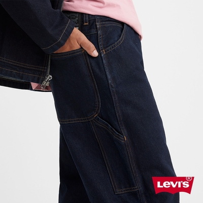 Levis 滑板系列 木匠工作風牛仔寬褲 / 精工原色石洗