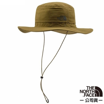 The North Face 中性款 Horizon Breeze Brimmer Hat 輕質透氣遮陽登山健行圓盤帽_棕色 N