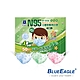 藍鷹牌 N95立體型6-10歲兒童醫用口罩-50片x3盒(藍/綠/粉) product thumbnail 1