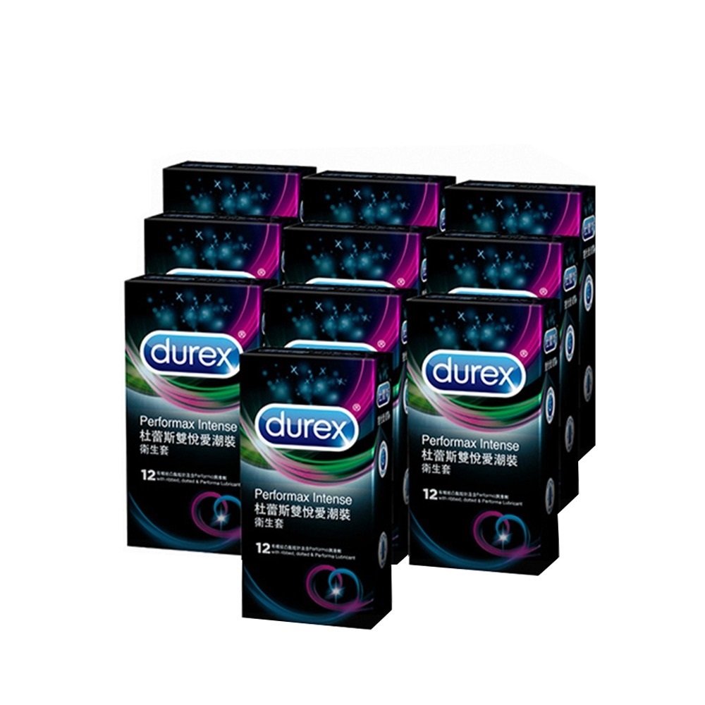 Durex 杜蕾斯 雙悅愛潮裝保險套12入*10盒