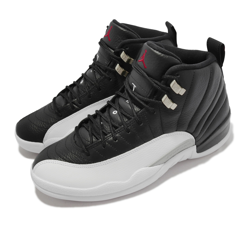 Nike 籃球鞋Air Jordan 12代Retro 男鞋Playoffs 季後賽黑白CT8013006