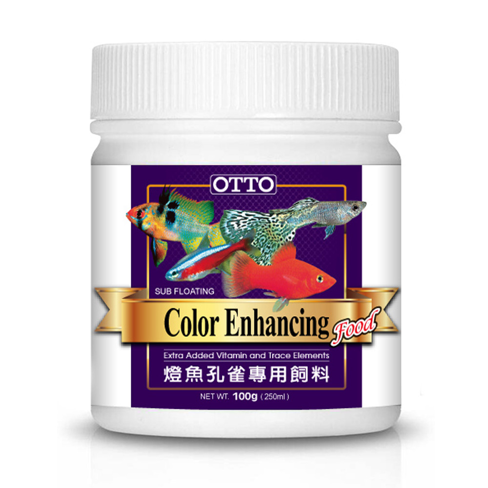 OTTO奧圖 燈魚孔雀專用飼料 100g