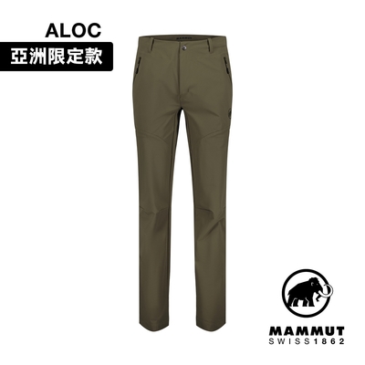 【Mammut 長毛象】Trekkers 3.0 Pants AF Men 健行防潑水長褲 綠鬣蜥 男款 #1021-00800