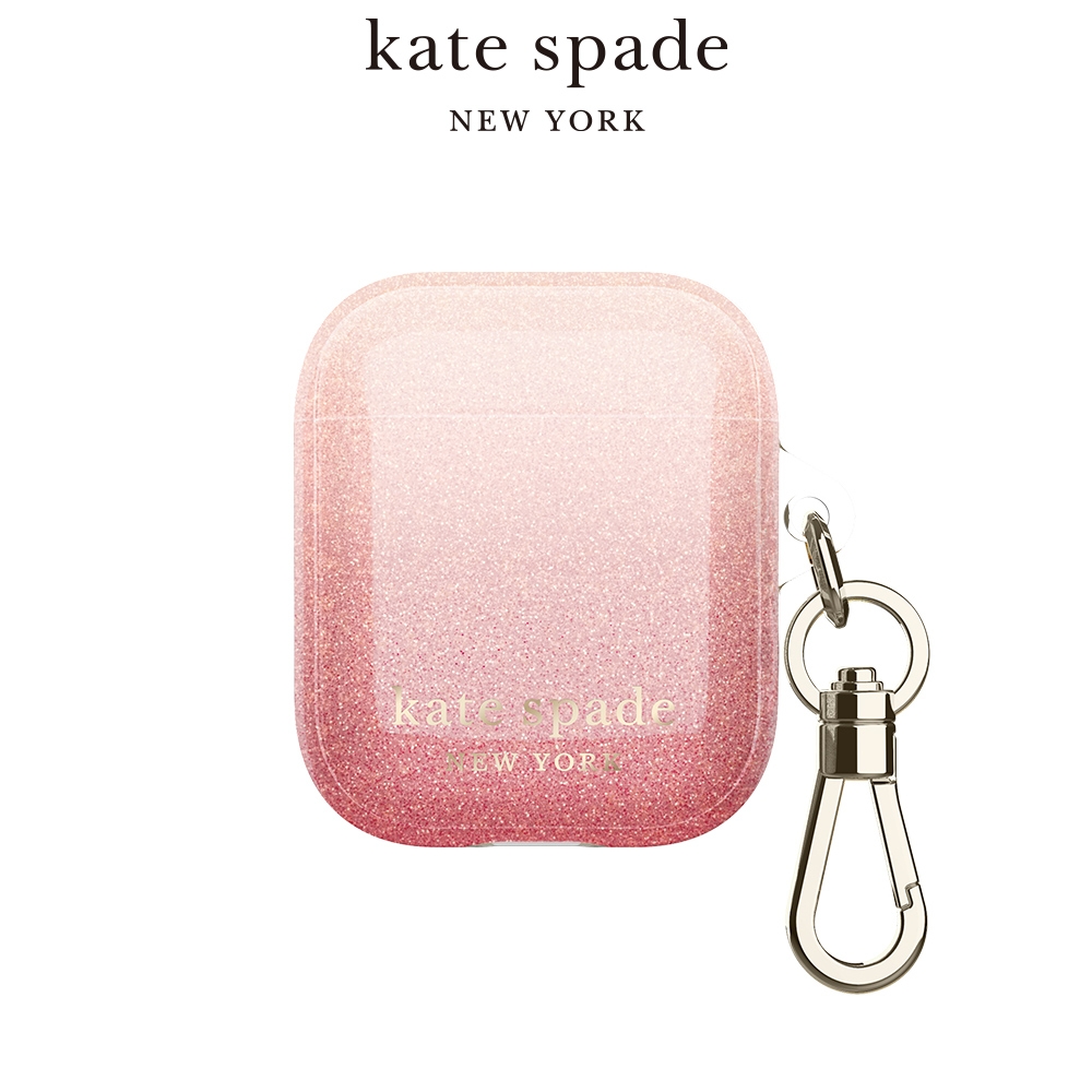 【kate Spade】AirPods 1/2代 保護殼/套-漸層紅