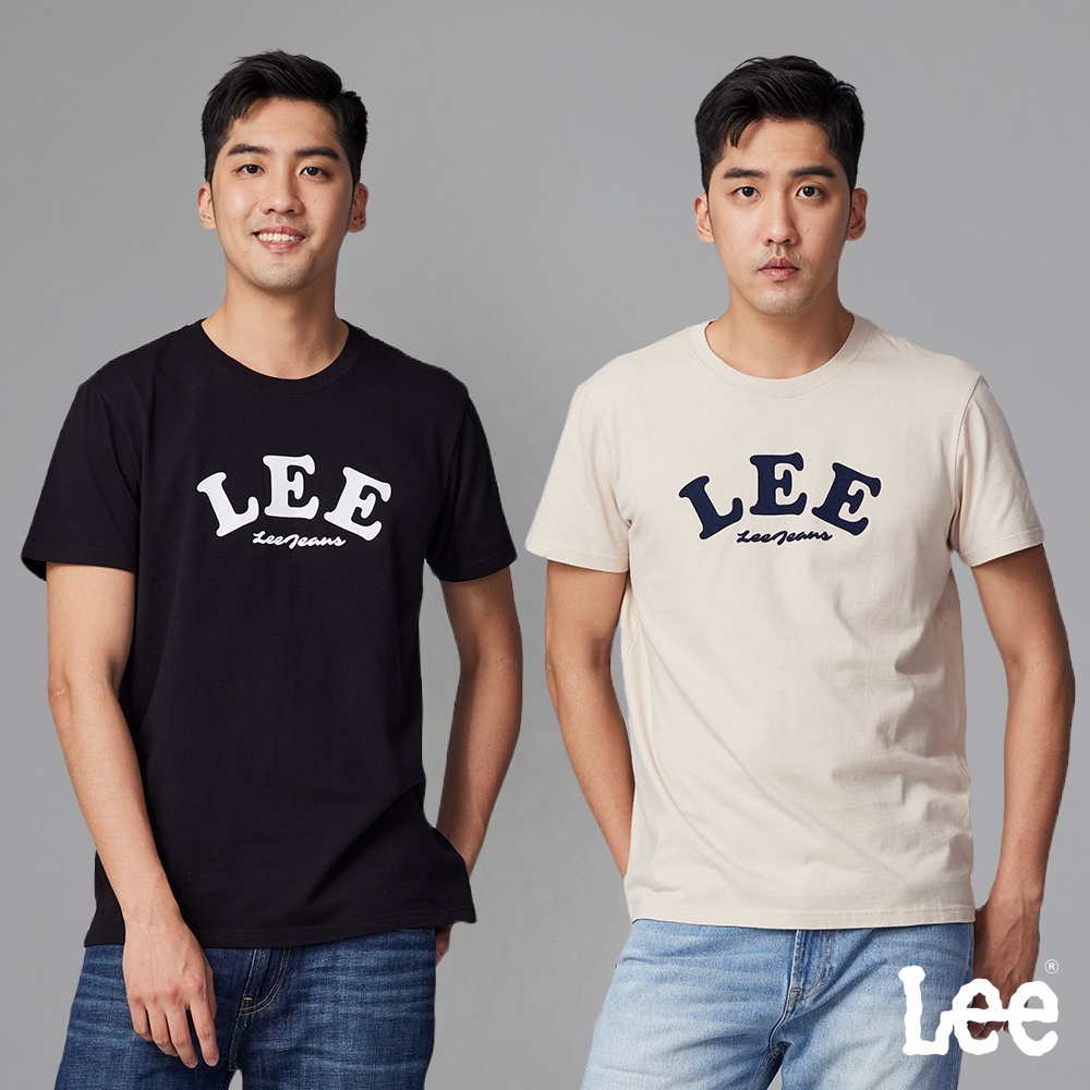 Lee 男款 胸前大Logo短袖圓領T 兩色