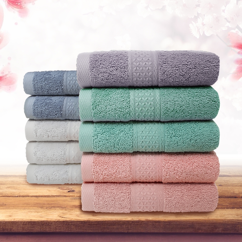 【Incare】高級100%純棉厚款素色大浴巾(2入組)