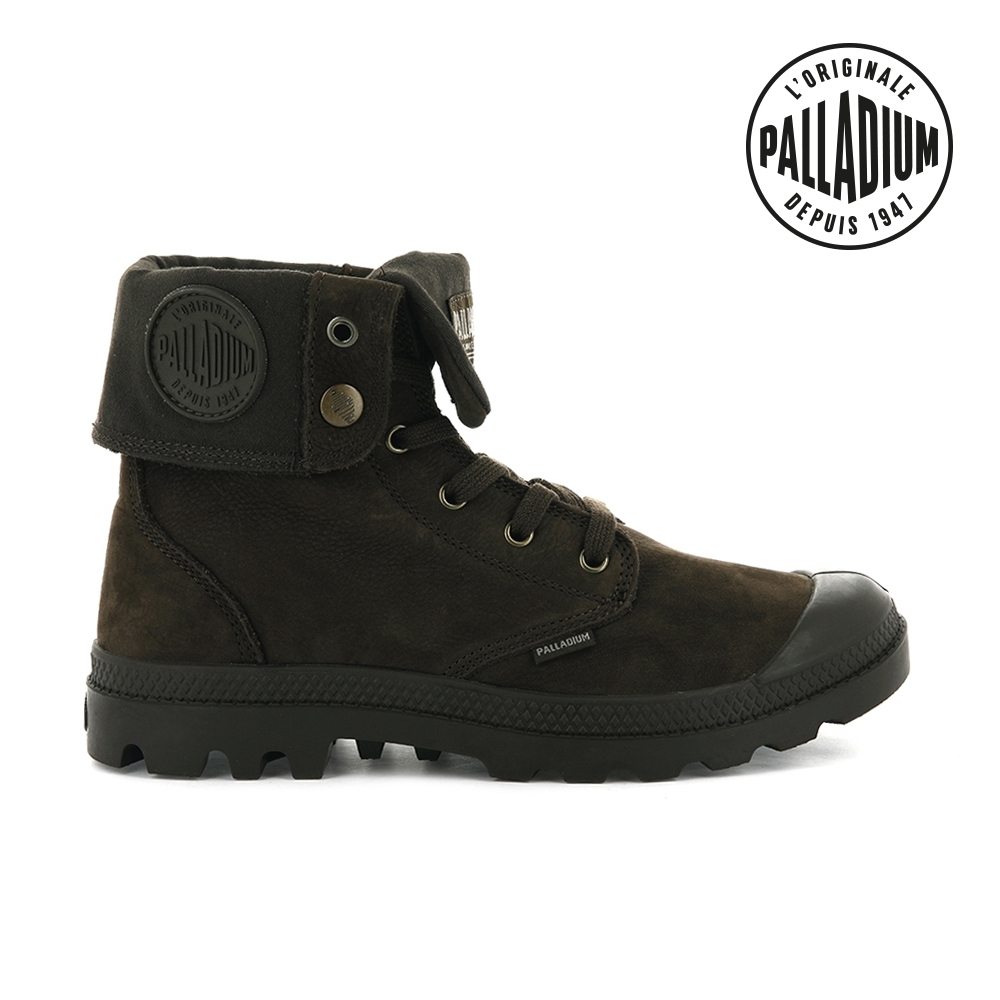 PALLADIUM PAMPA BAGGY NBK反摺皮革靴-中性-咖啡