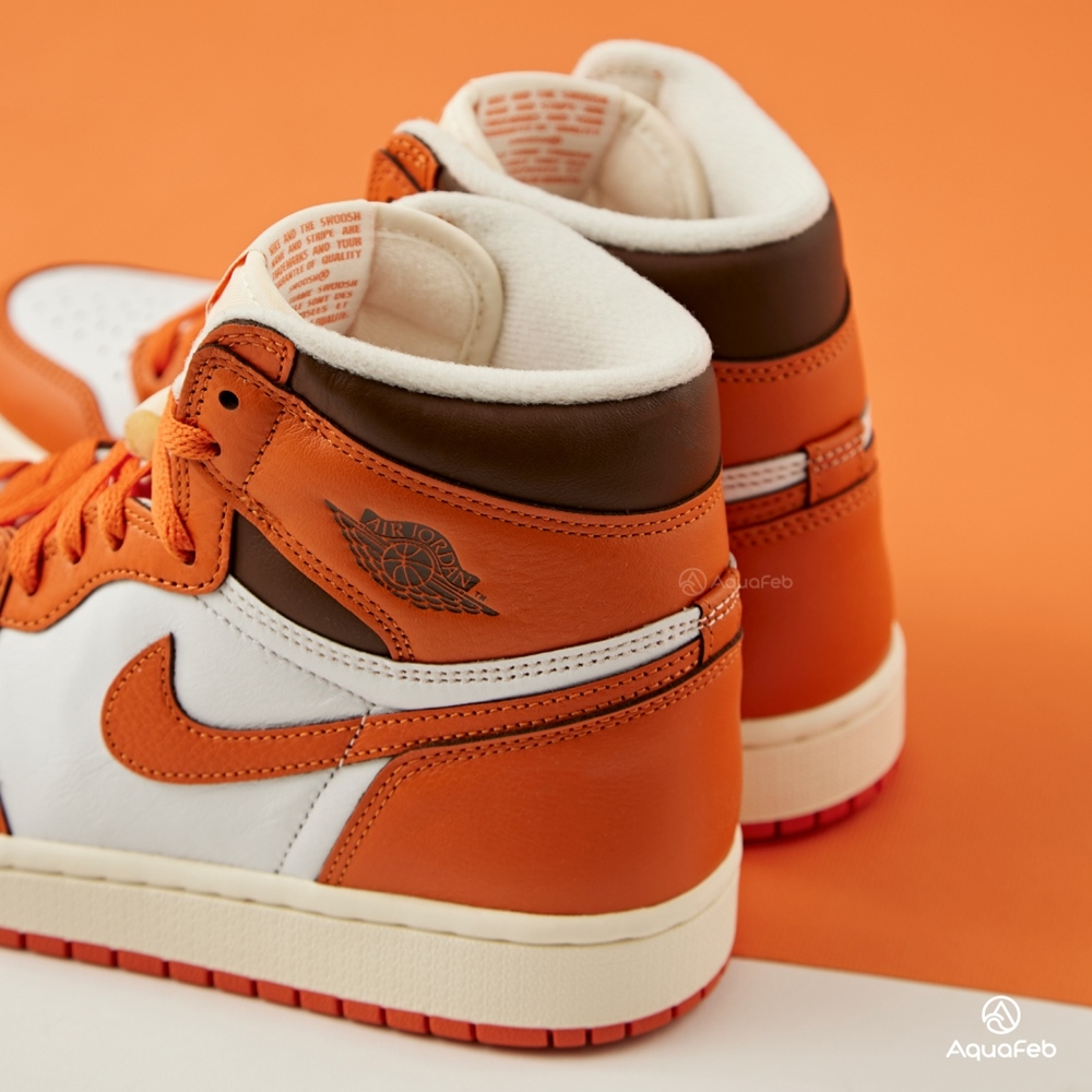 Nike Air Jordan 1 Retro High OG 女鞋白橘色高筒運動休閒鞋DO9369-101