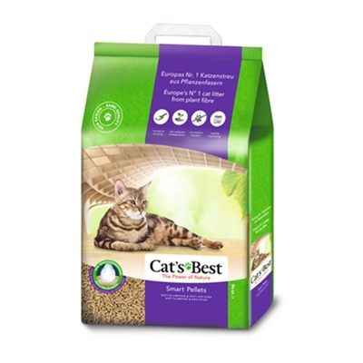 德國凱優Cat′s Best-特級無塵凝結木屑砂(紫標凝結型) 10kg｜20L x 2入組