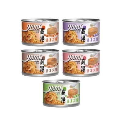 YAMI亞米-高湯晶凍大餐系列 170g x 24入組(購買第二件贈送寵物零食x1包)