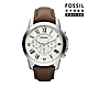 FOSSIL GRANT 雅痞經典大錶面男錶 44mm FS4735 product thumbnail 1