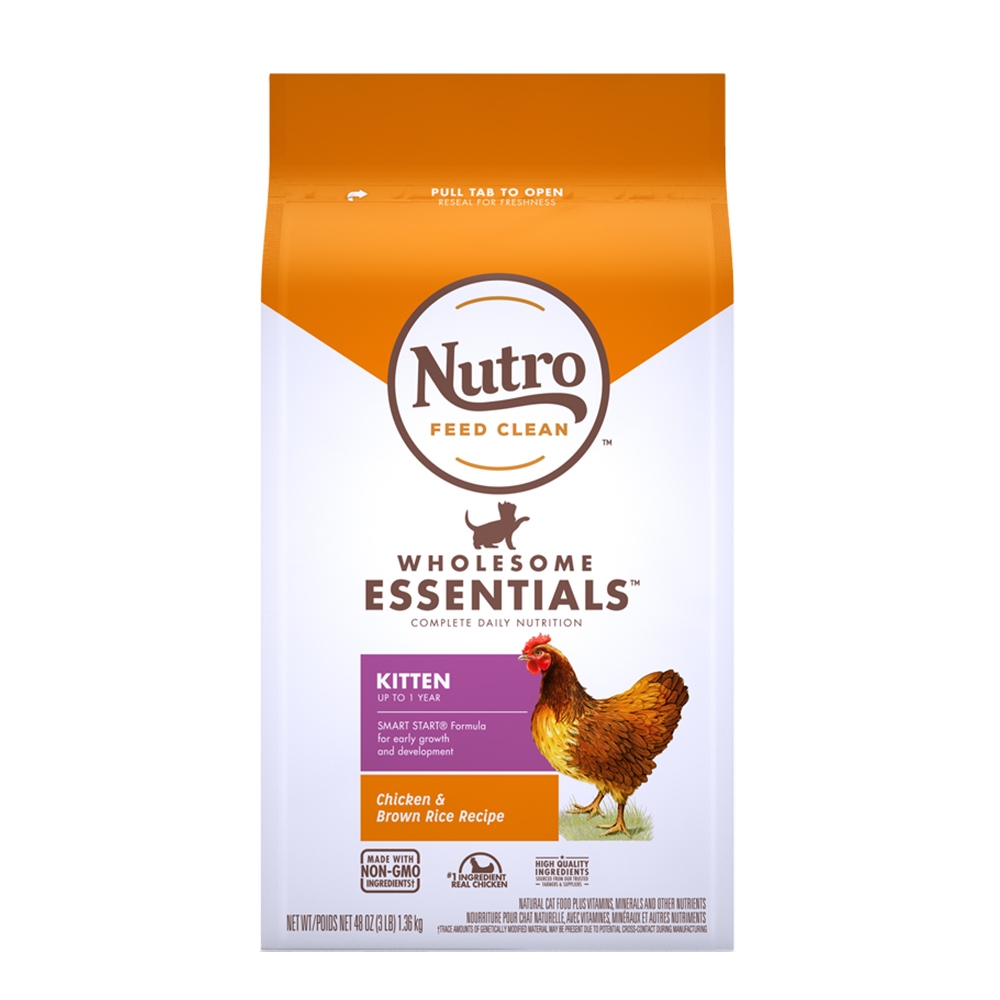 Nutro 美士 全護營養 特級幼貓/懷孕母貓配方(農場鮮雞+糙米)3磅 2包