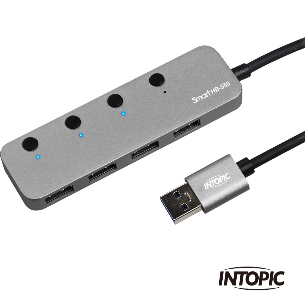 INTOPIC 廣鼎 USB3.1高速集線器(HB-550)