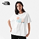 The North Face W S/S EARTH DAY GRAPHIC TEE - AP 女 短袖上衣-白色-NF0A7WETFN4 product thumbnail 1