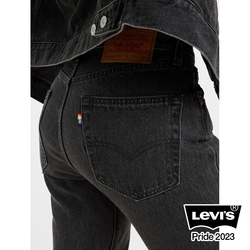 Levis Pride平權系列 男款 501 93復古直筒牛仔褲 / 精工黑染水洗 / 彩虹旗標