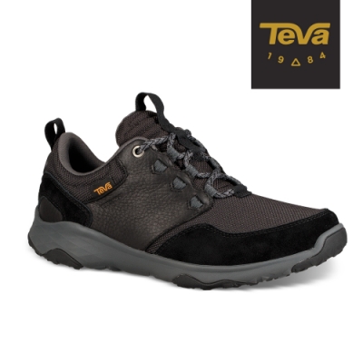 TEVA 男 Arrowood Venture WP 防水牛皮休閒鞋-黑