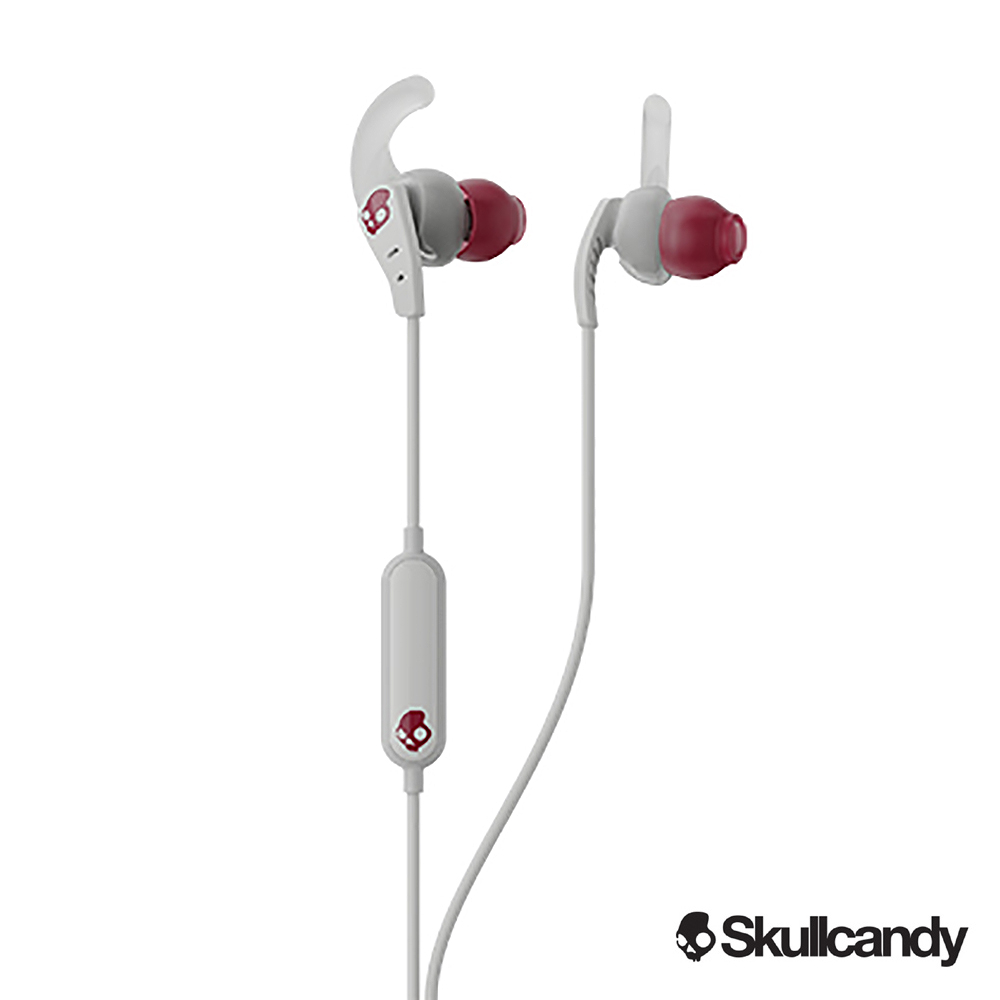 Skullcandy SET 入耳式運動型耳機-淺灰紅色(公司貨)