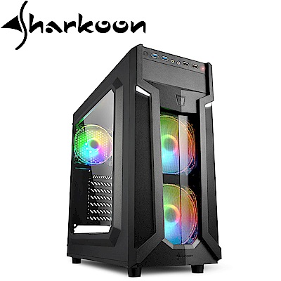 Sharkoon 旋剛 VG6-W RGB 馭風者 RGB 透側 ATX 電腦機殼