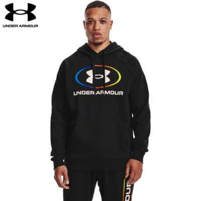 【UNDER ARMOUR】UA 男 Rival Fleece連帽長袖套頭衫