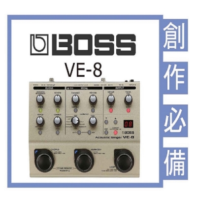 BOSS VE-8 Acoustic Singer 人聲 / 木吉他 / 效果器