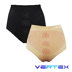 【VERTEX】 遠紅外線電氣石暖宮護腰雕塑生理內褲-1件 (黑色/膚色)