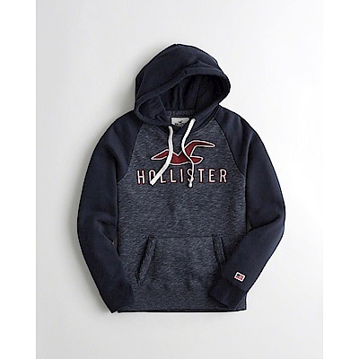 Hollister HCO 長袖 帽T 藍色 0679