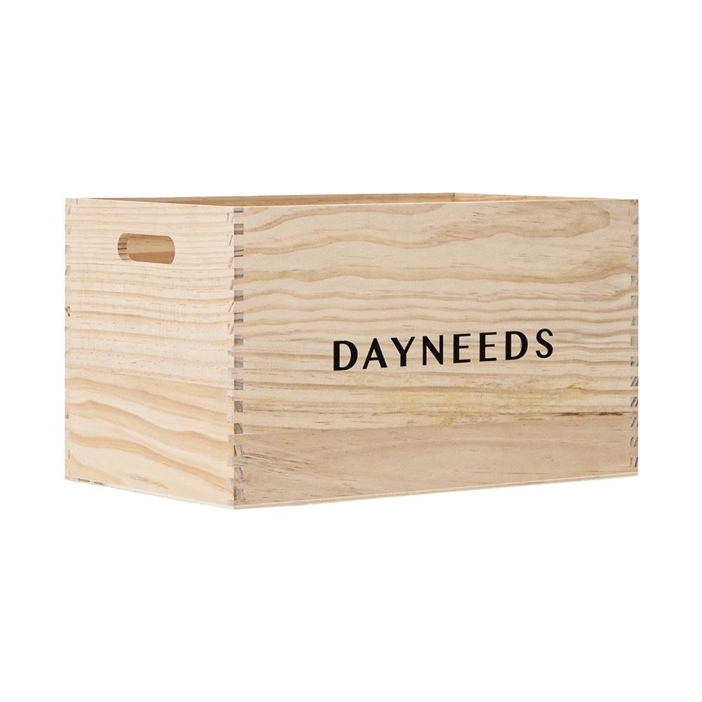 dayneeds dayneeds專屬木製收納箱[大款] 兩色可選木箱/木盒/儲物箱