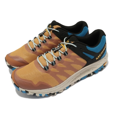 Merrell 戶外鞋 Nova 2 運動 男鞋 抗撕裂網布 耐磨 黃金大底 吸震墊片 卡其 黑 ML066721