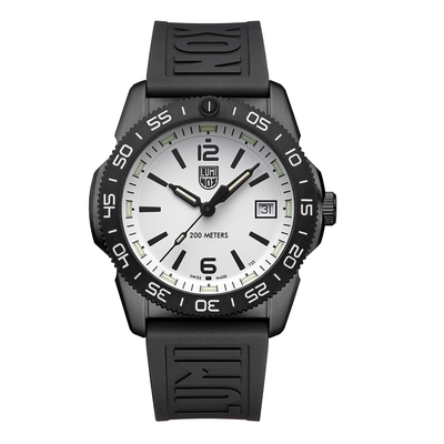 LUMINOX 雷明時 Pacific Diver Ripple太平洋潛行者 – 黑x白 / 3127M