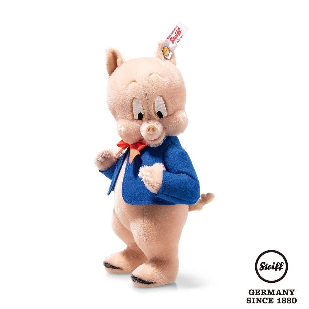 STEIFF 豬小弟 華納卡通Porky Pig海外限量版