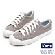 Keds CREW KICK 經典半月帆布綁帶休閒鞋-灰 product thumbnail 1